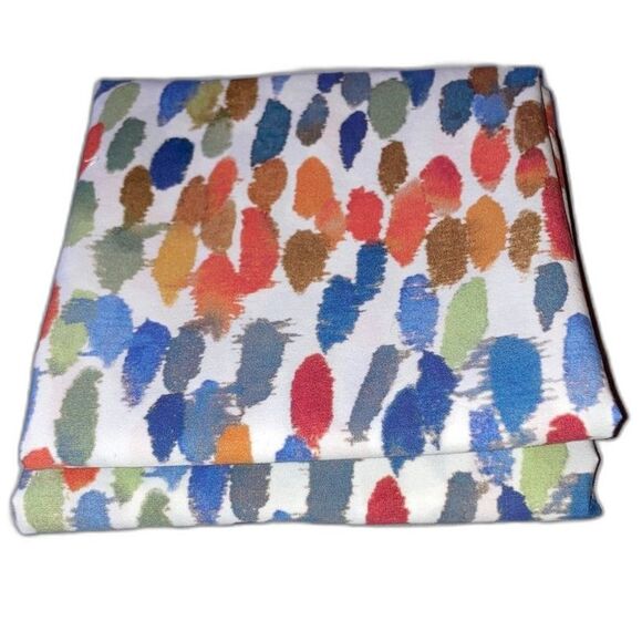 POTTERY BARN Annabel Watercolor Dot Organic Euro Sham 26 x 26 in Square - Picture 1 of 8